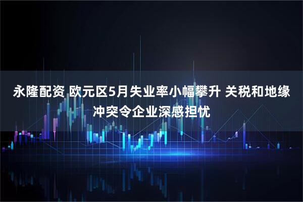 永隆配资 欧元区5月失业率小幅攀升 关税和地缘冲突令企业深感担忧